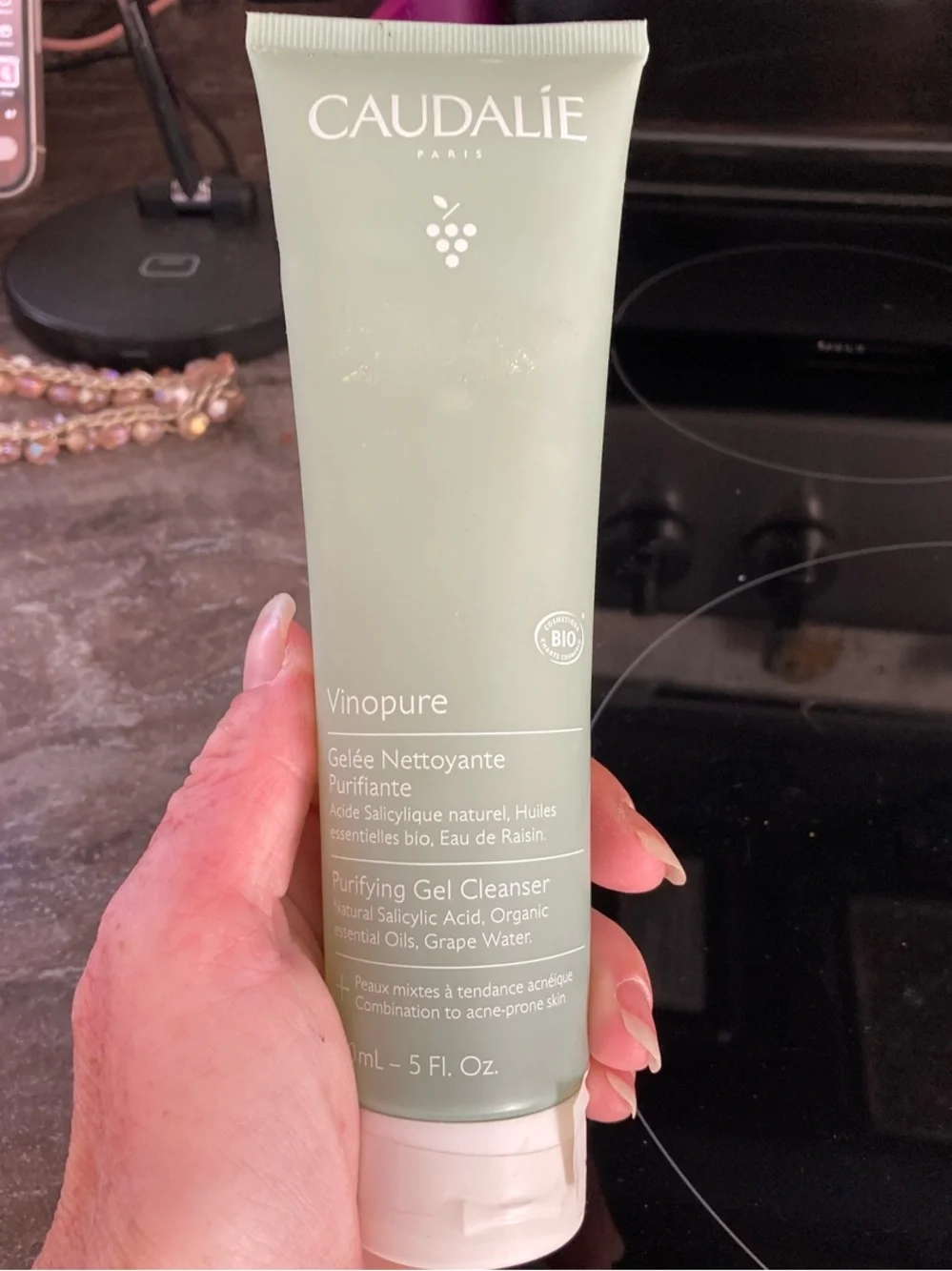 Caudalie Vinopure Purifying Gel Cleanser - Light Green
